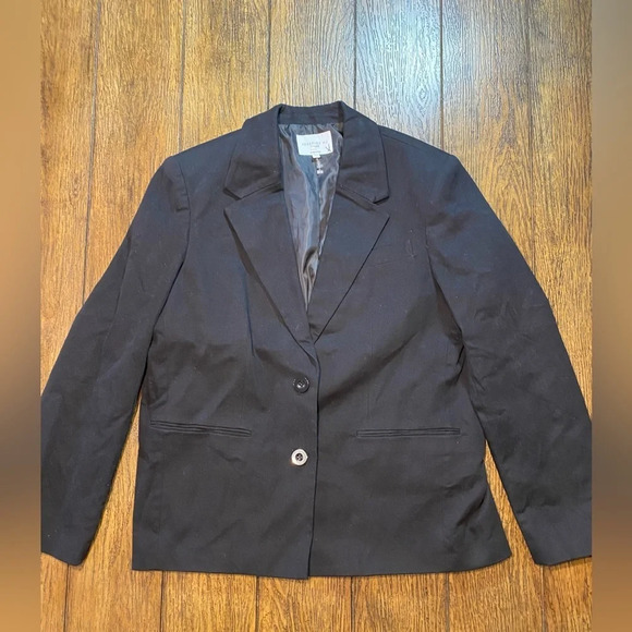 Josephine Hj Black Button Blazer Size 34 B7 - Picture 1 of 6